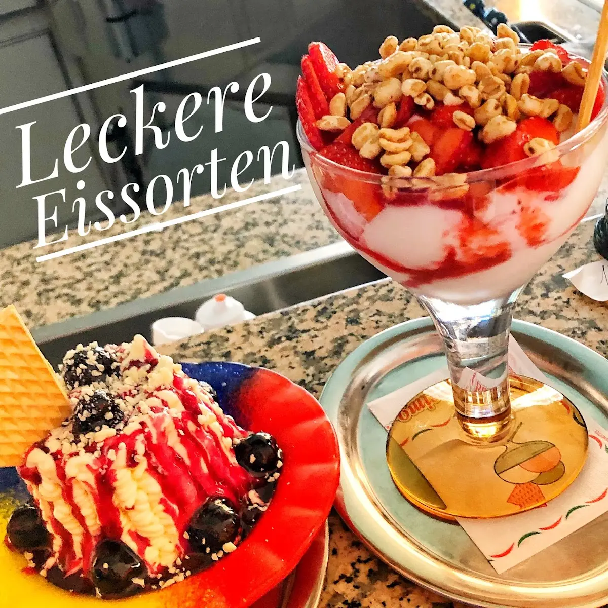 Spaghetti Eis-kirsch