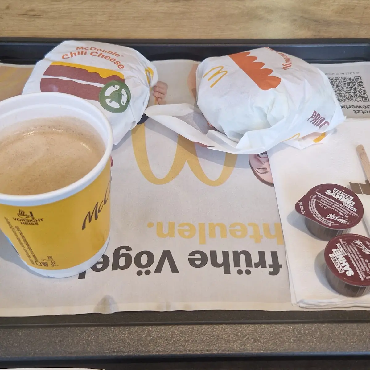 Kaffee Cheeseburger