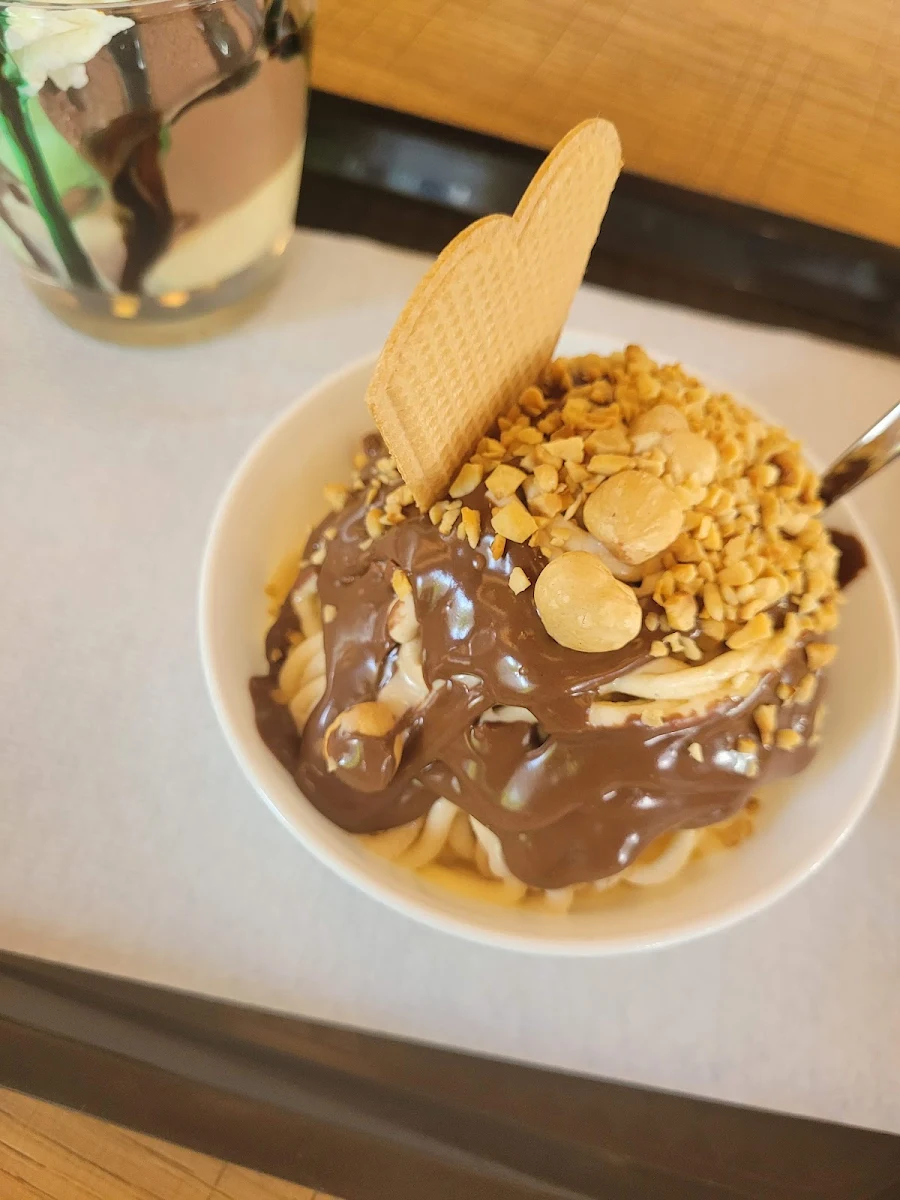 Spaghetti Eis Nutella