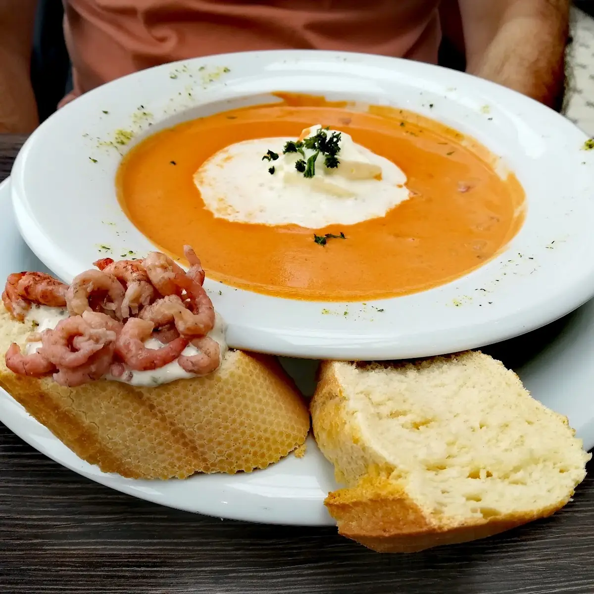 Dorumer Krabbensuppe, Mahlzeit Am Meer