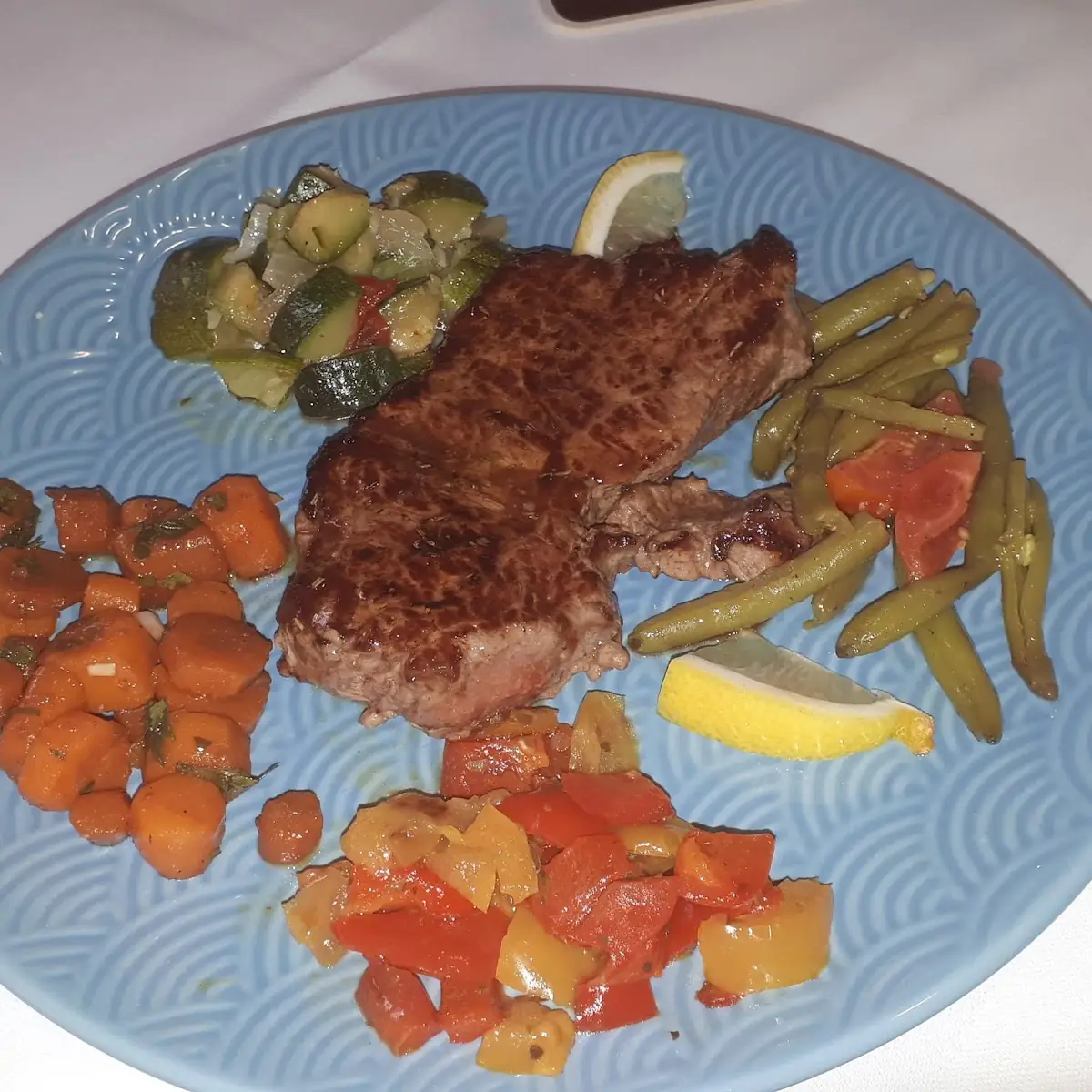 Rumpsteak Mit Gemüse