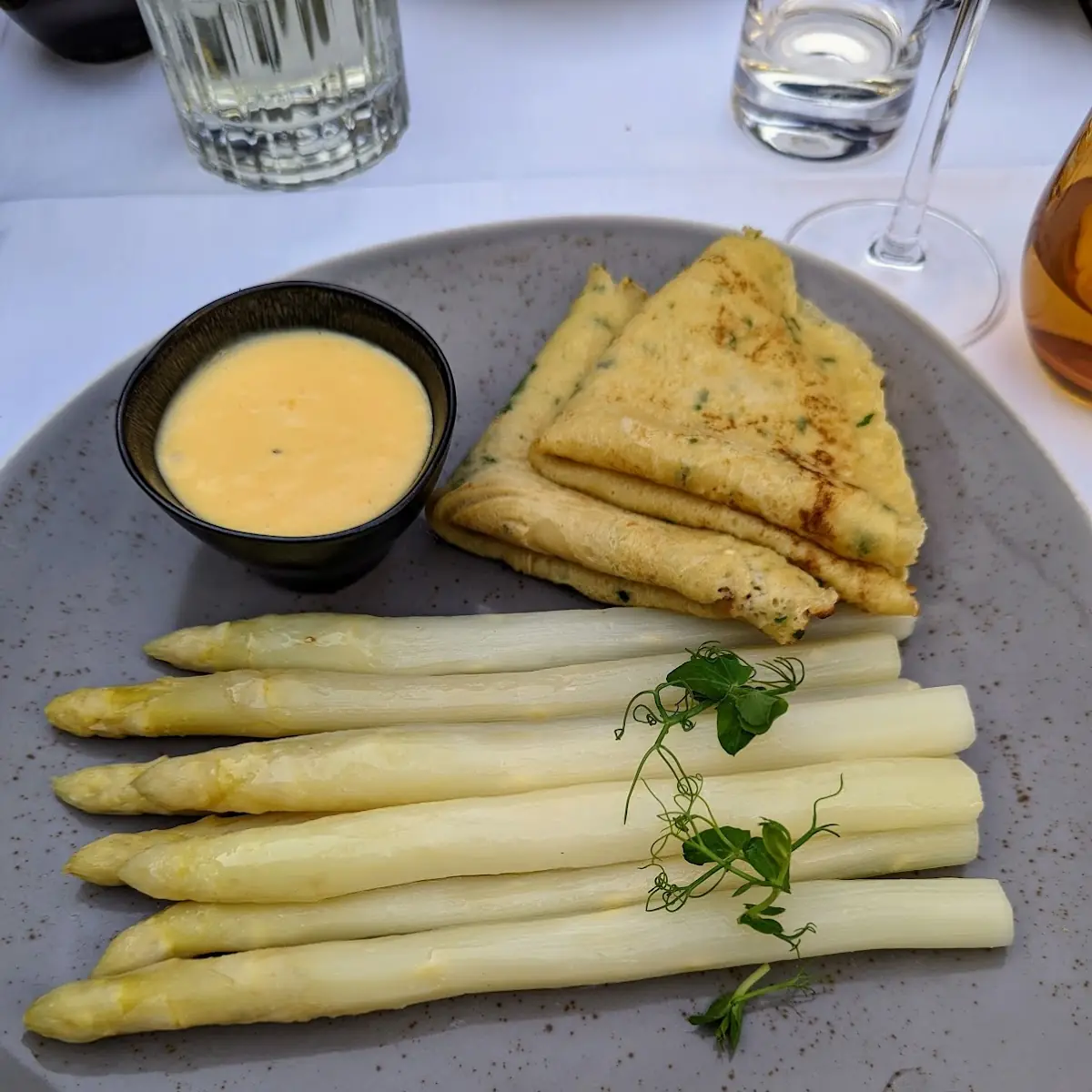 Spargel Mit Pfannkuchen
