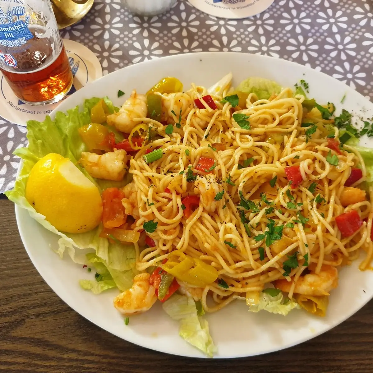 Spaghetti Mit Gambas
