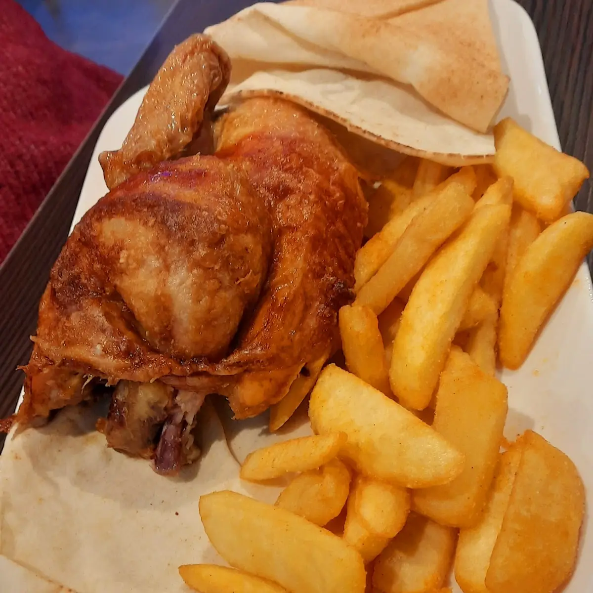 Halbes Hähnchen