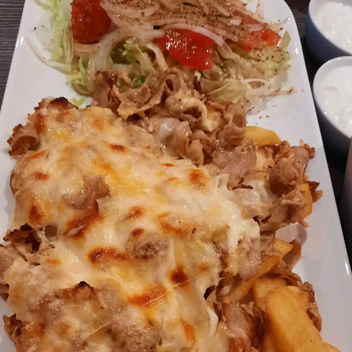Kebab Teller Überpacken