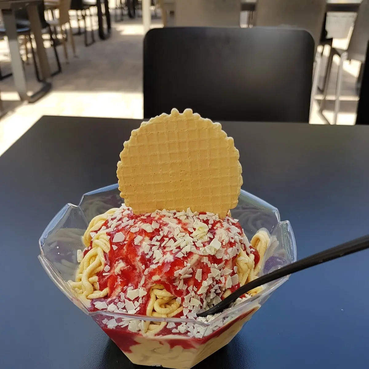 Spaghetti Eis