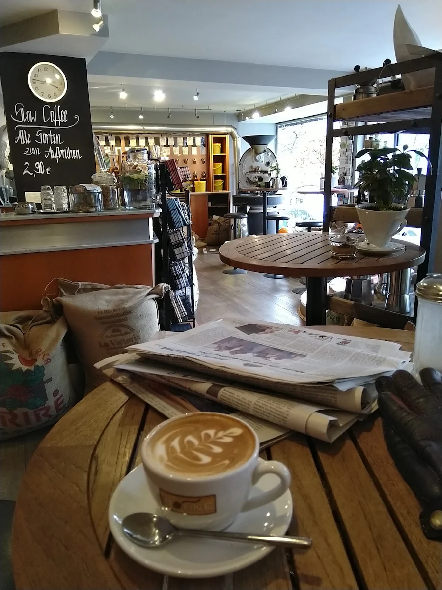 Coffee Table with Roasting Machine