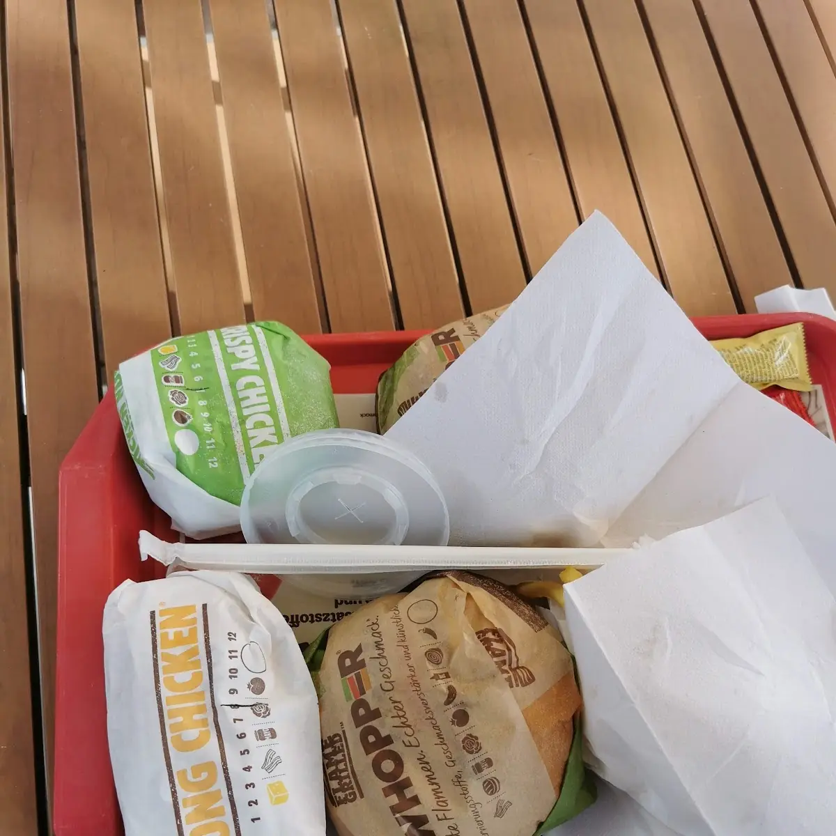 Whooper Menu