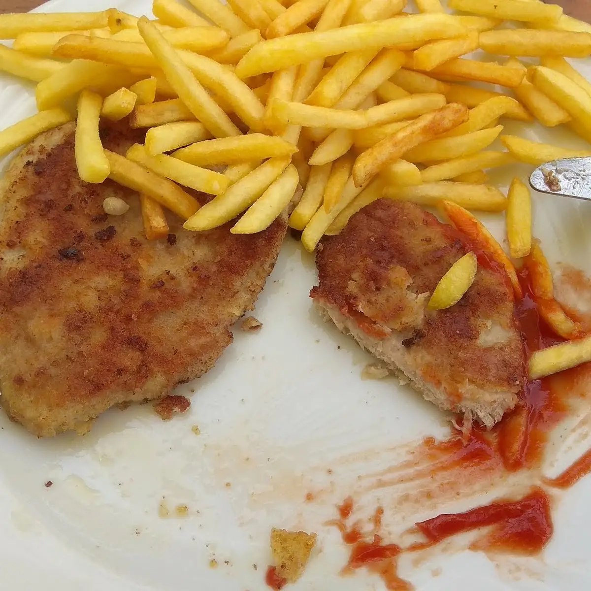 Schnitzel Mit Pommes