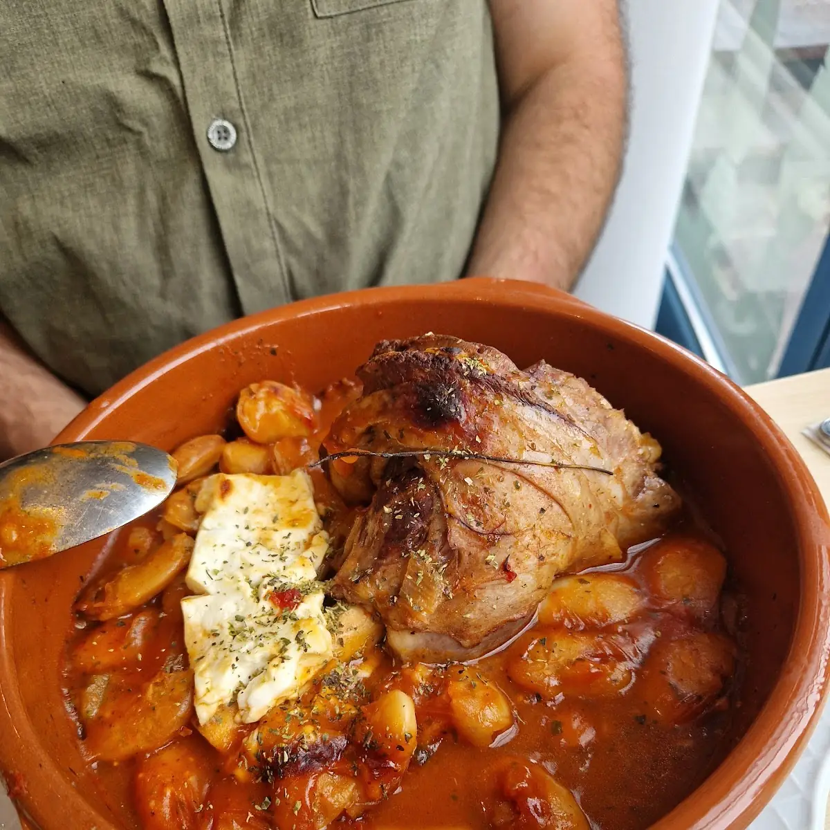 Lammkeule, Restaurant Delphi