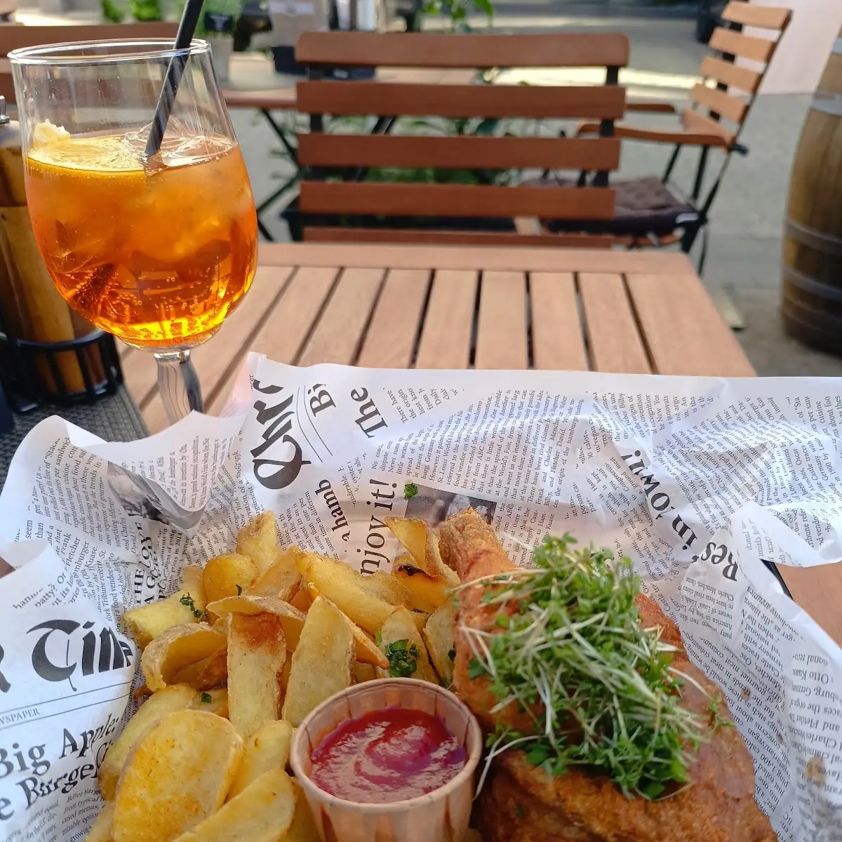 Halbes Hähnchen