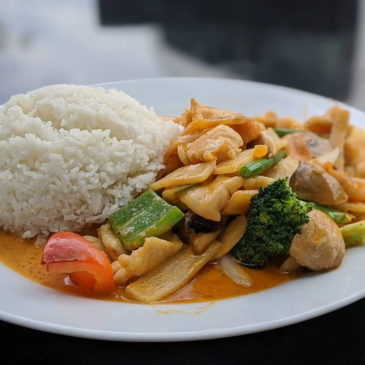 Rote Curry Gemüse