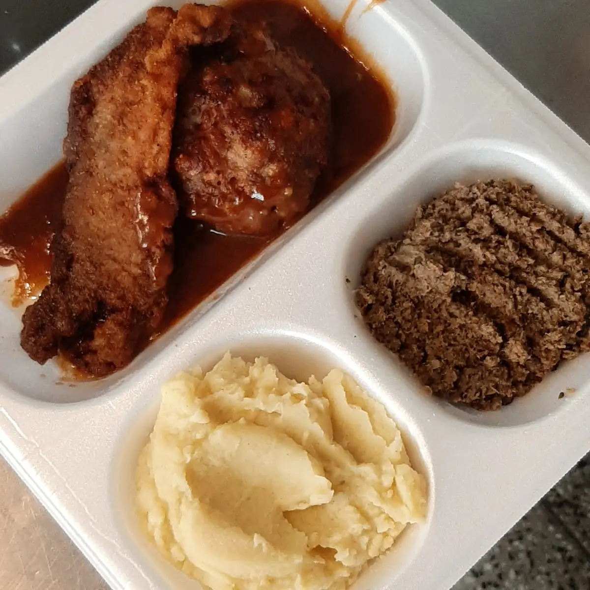 Teller Schnitzel