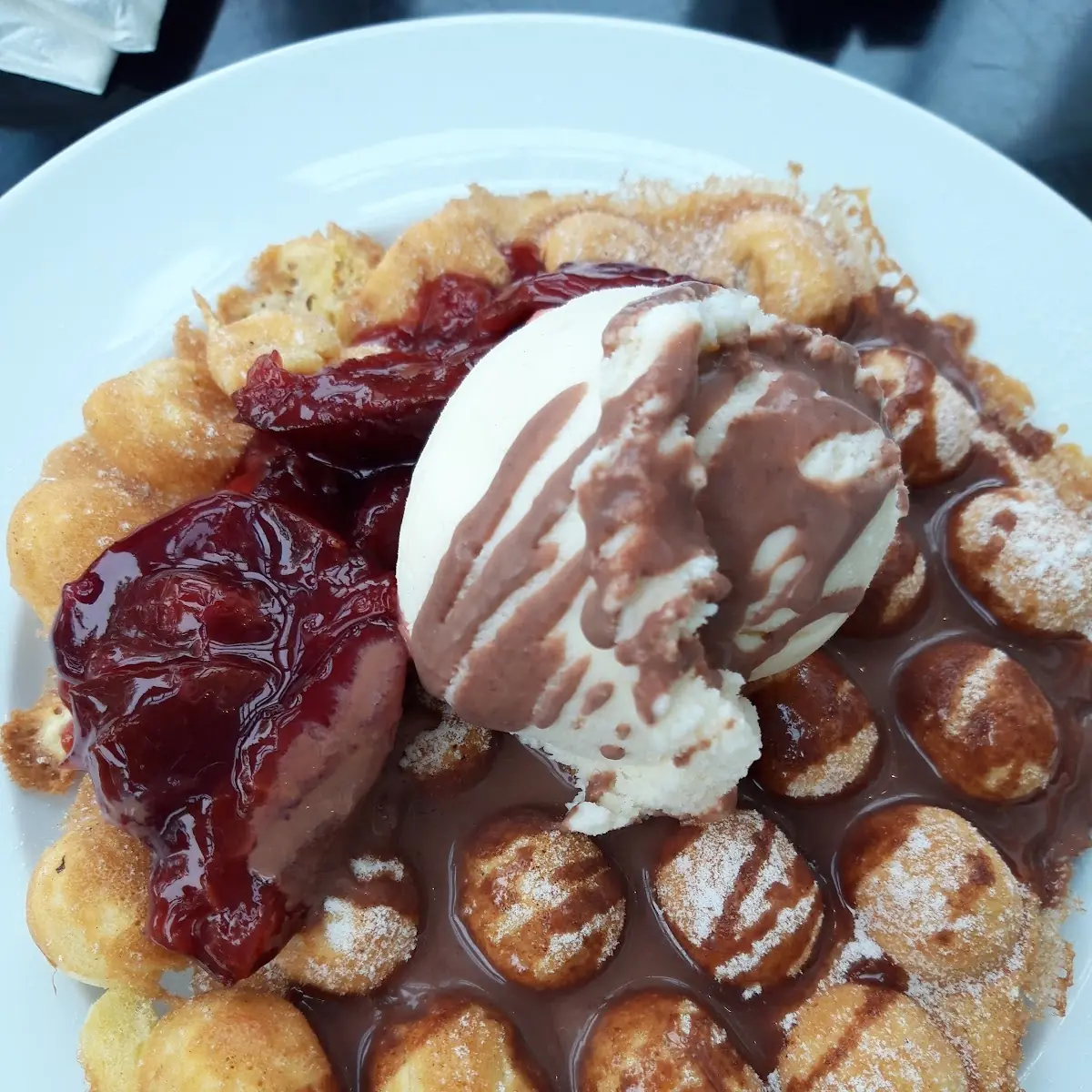 Bubble Waffel