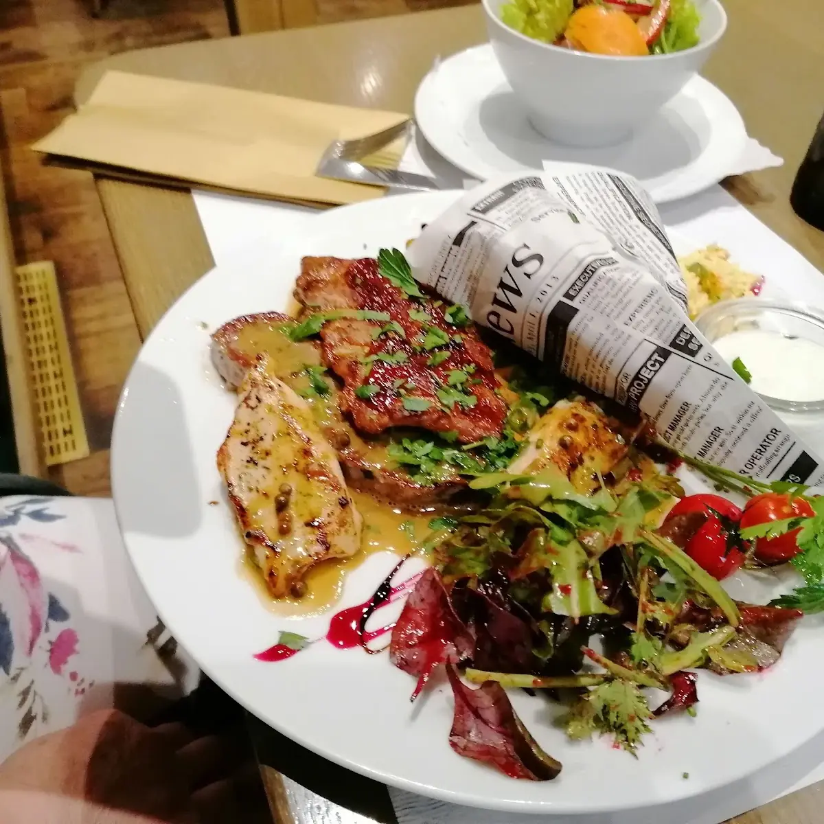 Uberbackenes Hähnchenbrustfilet