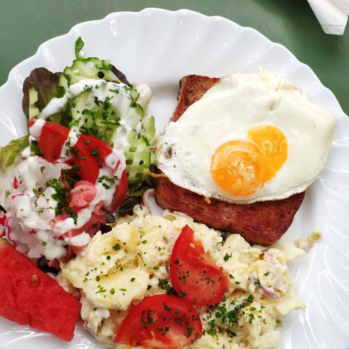 Hacksteak Mit Spiegelei