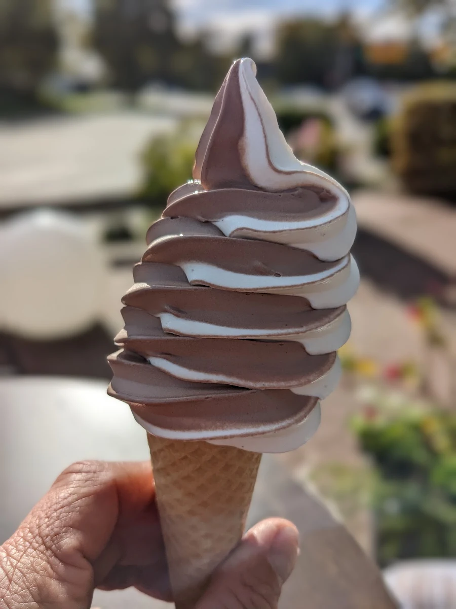Softeis Schoko Vanille