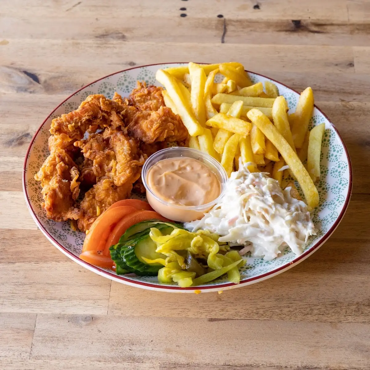 Hähnchen Teller