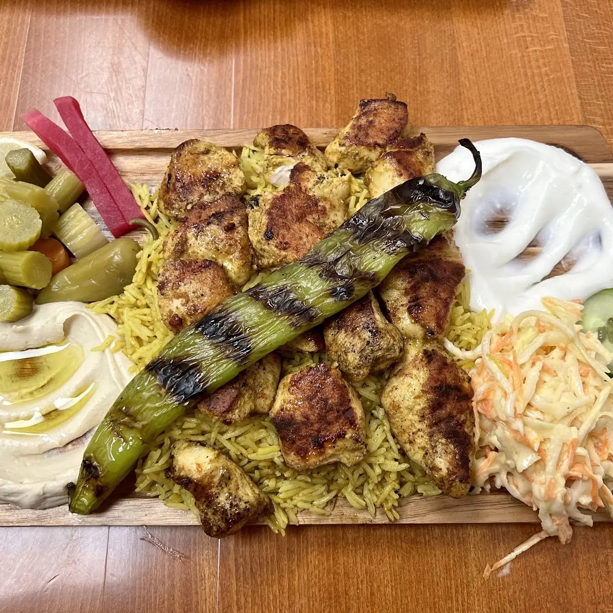 Pollo Riso E Salse
