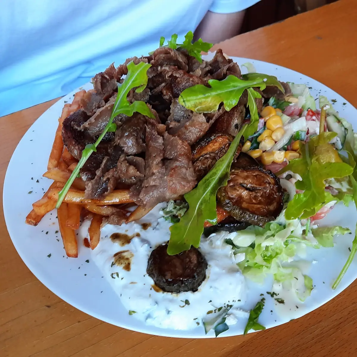 Grillteller, Restaurant Entengraben Inhaber : G. Duran