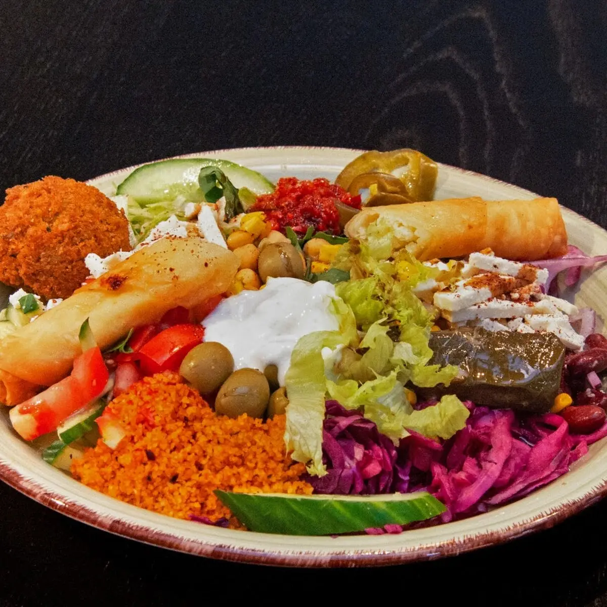 Falafel-teller