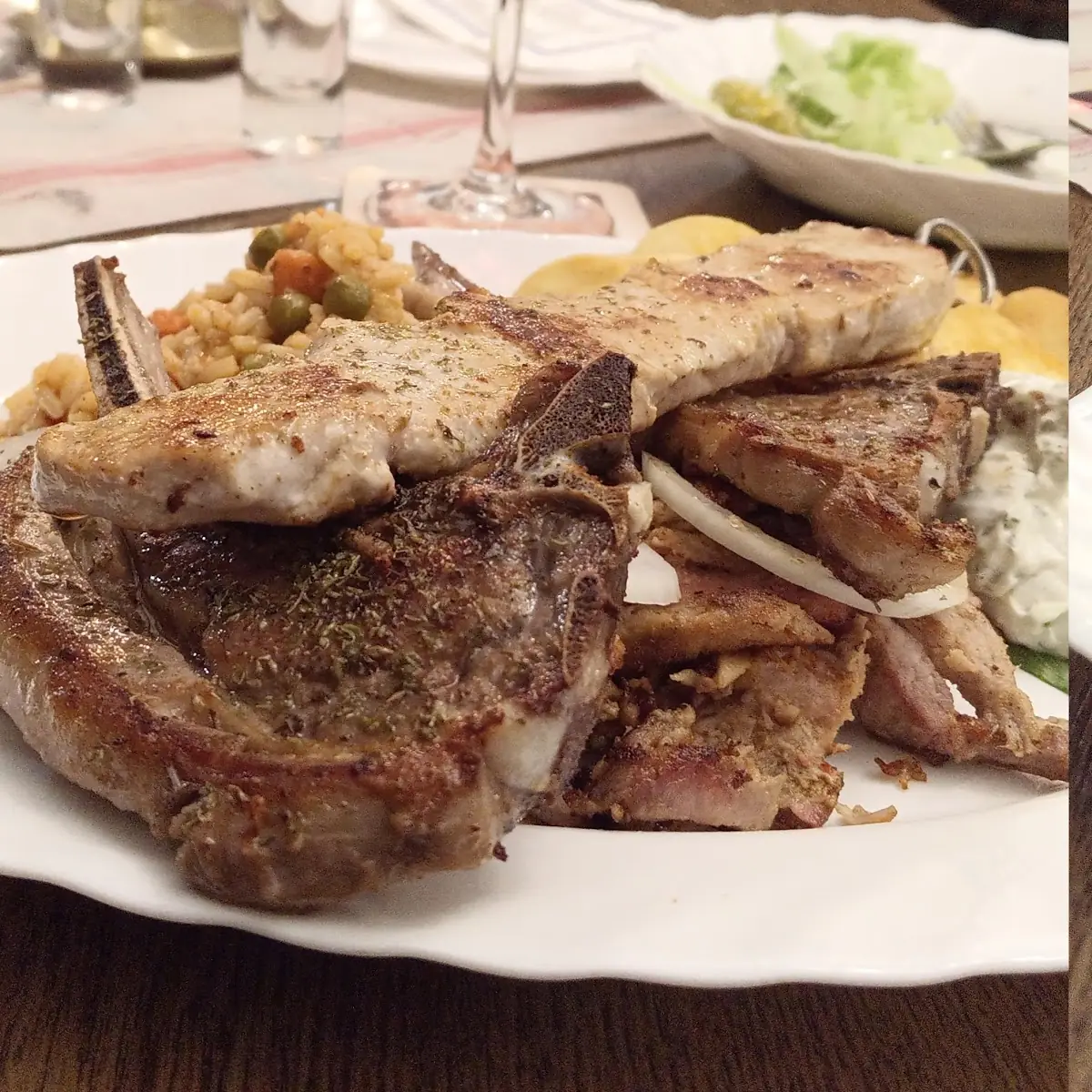Poseidon Platte, Restaurant Athen