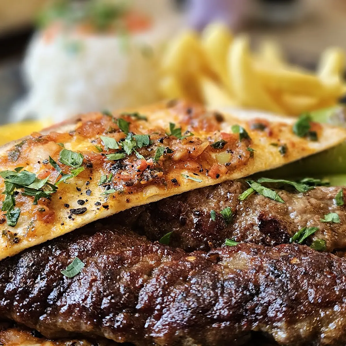 Hackfleisch Spieß