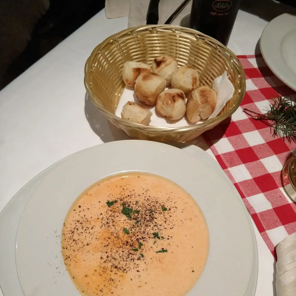 Knoblauchcremesuppe