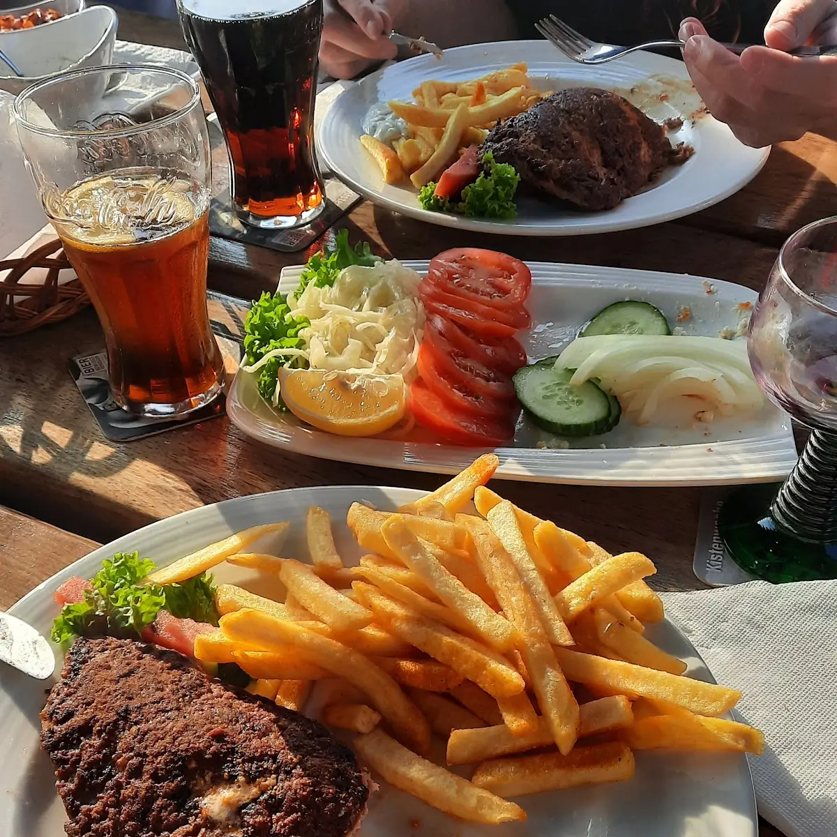 Hacksteak Gefüllt