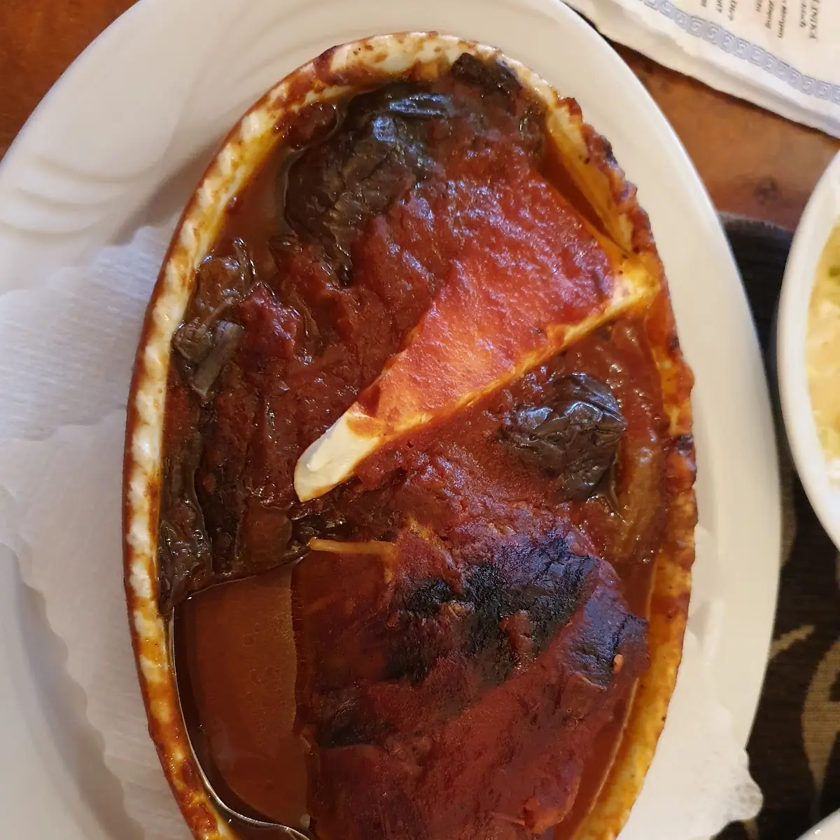 Lammhaxe Mit Auberginen