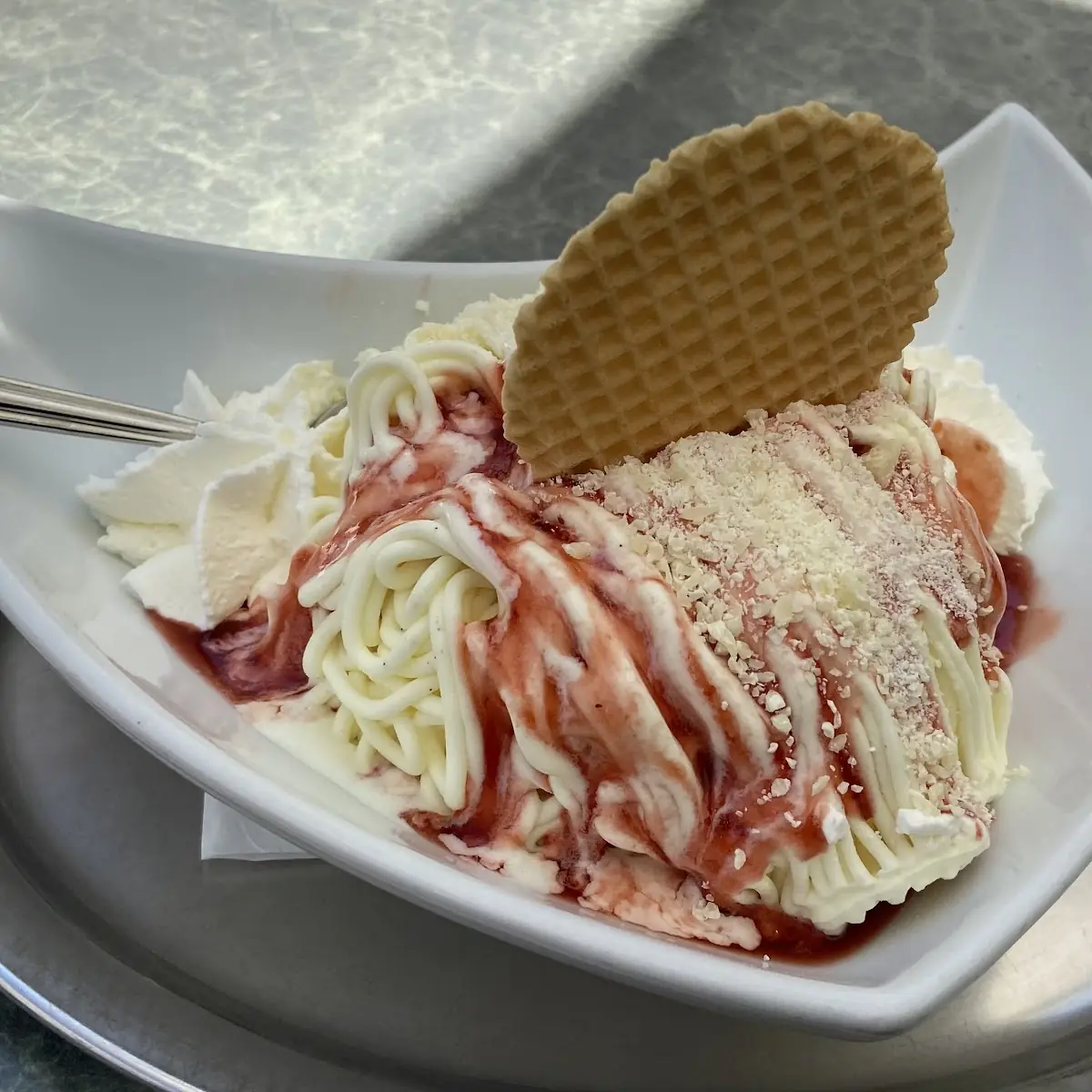 Spaghetti Eis
