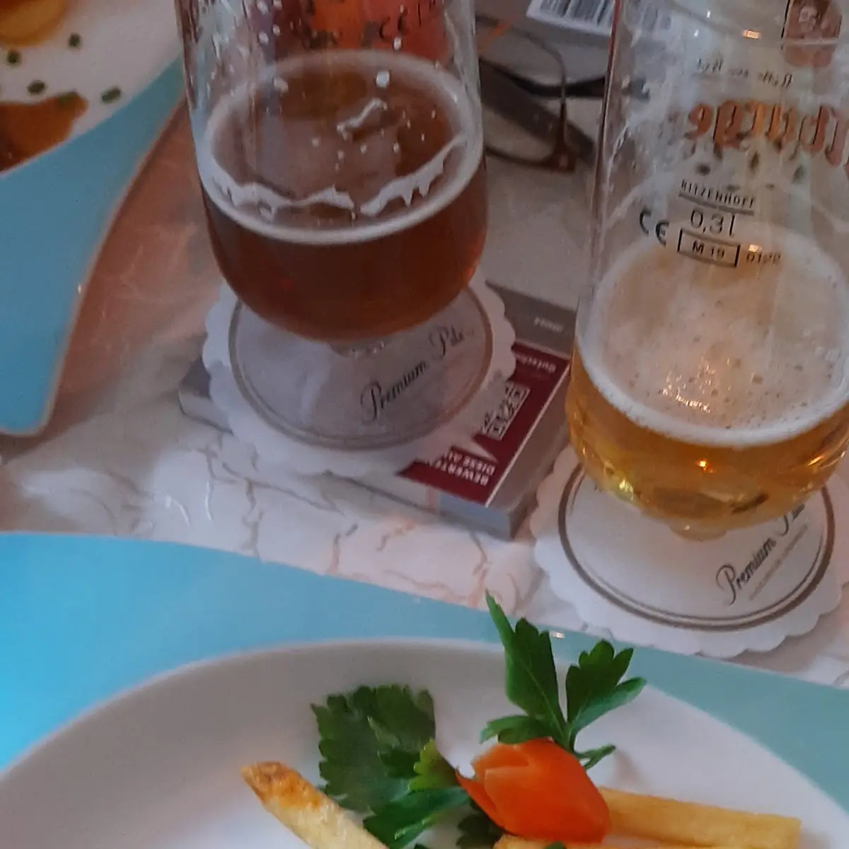 Mit Pommes