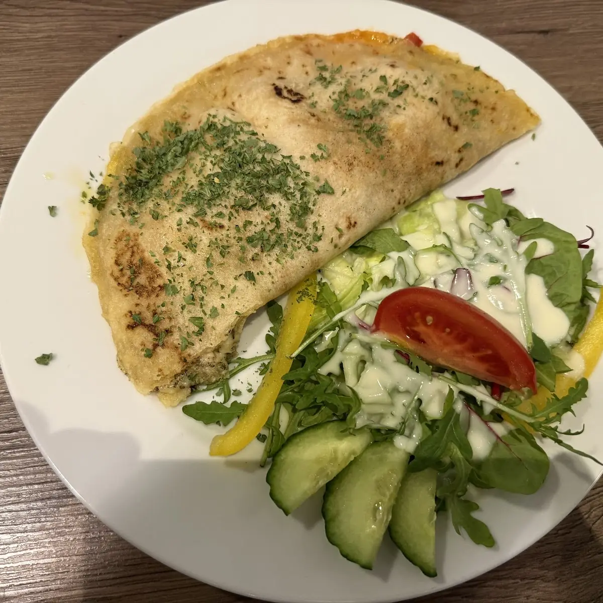 Pfannkuchen Mit Gemüse