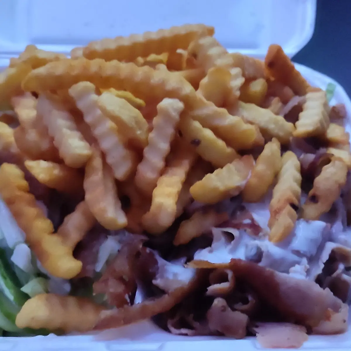 Dönerteller Mit Pommes
