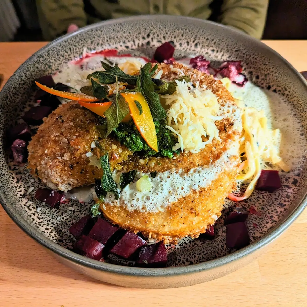 Steckrübenschnitzel