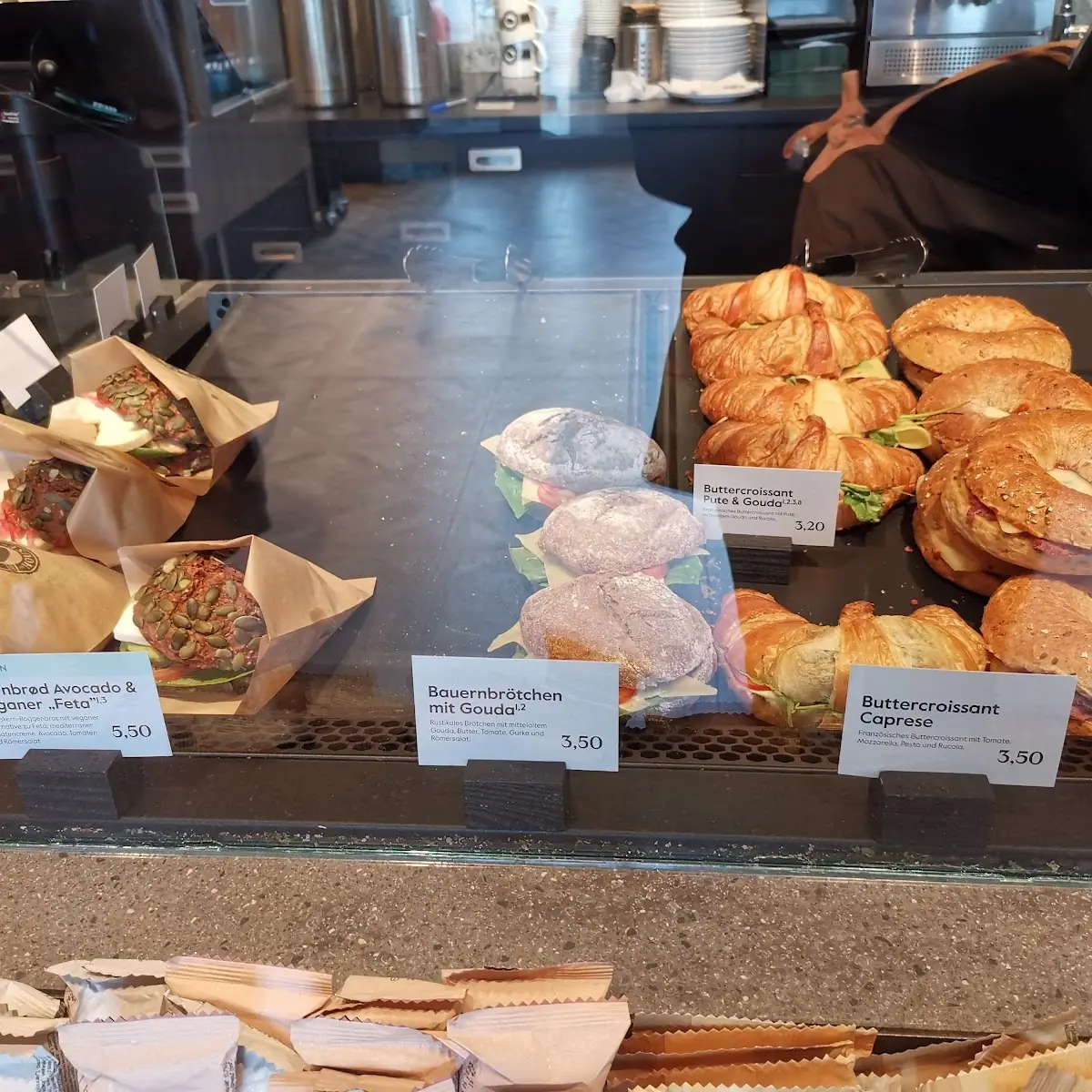 Verschiedene Belegte Brötchen