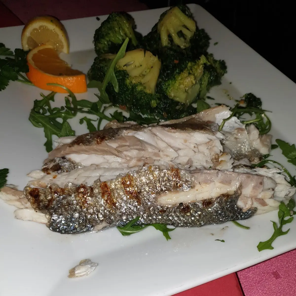 Wolfsbarsch Mit Gemüse