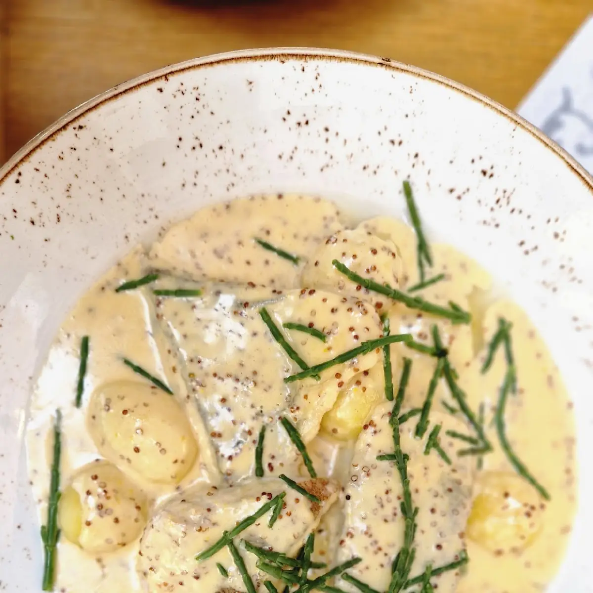 Panfisch Mit Senfsoße