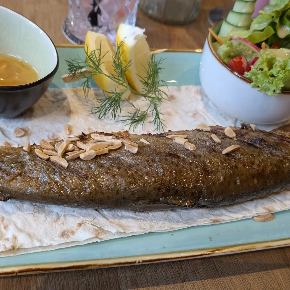 Gegrillte Forelle