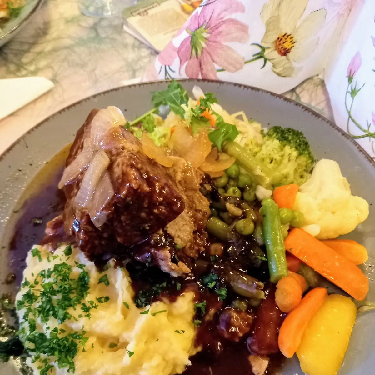 Hackbraten Mit Gemüse