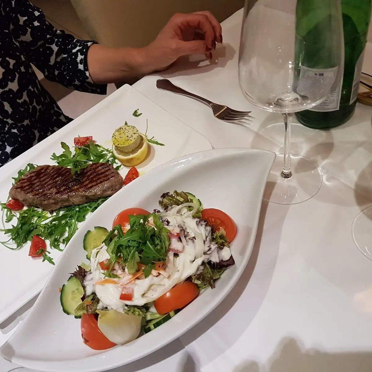 Rumpsteak Mit Salat