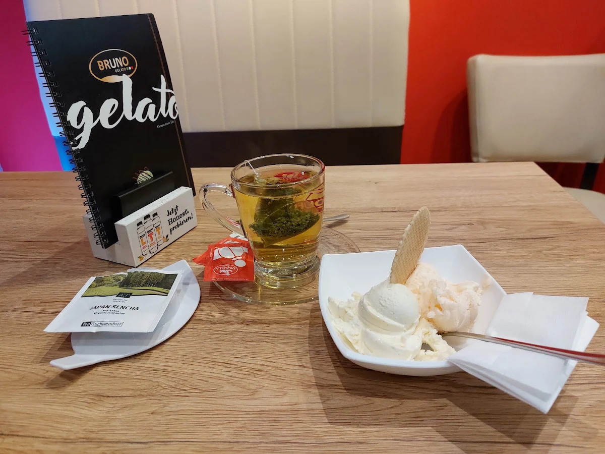 Grün Tee Und Eis