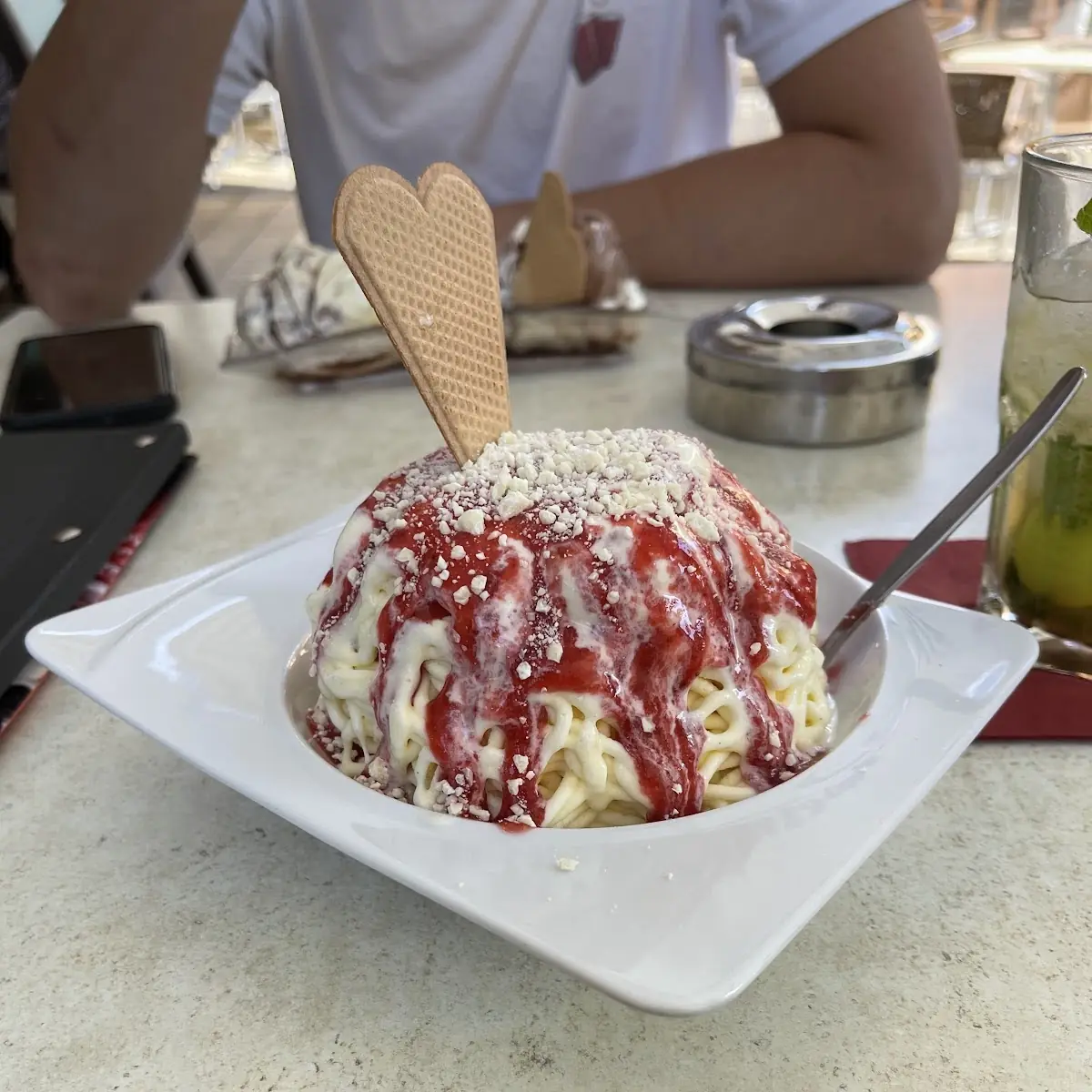 Spaghetti Eis