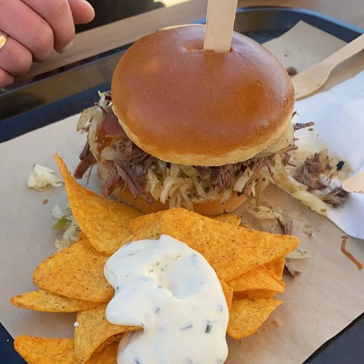 Pulled Beef Burger