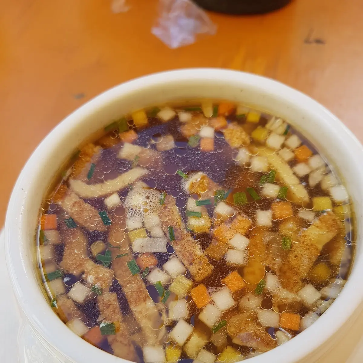 Flädlessuppe