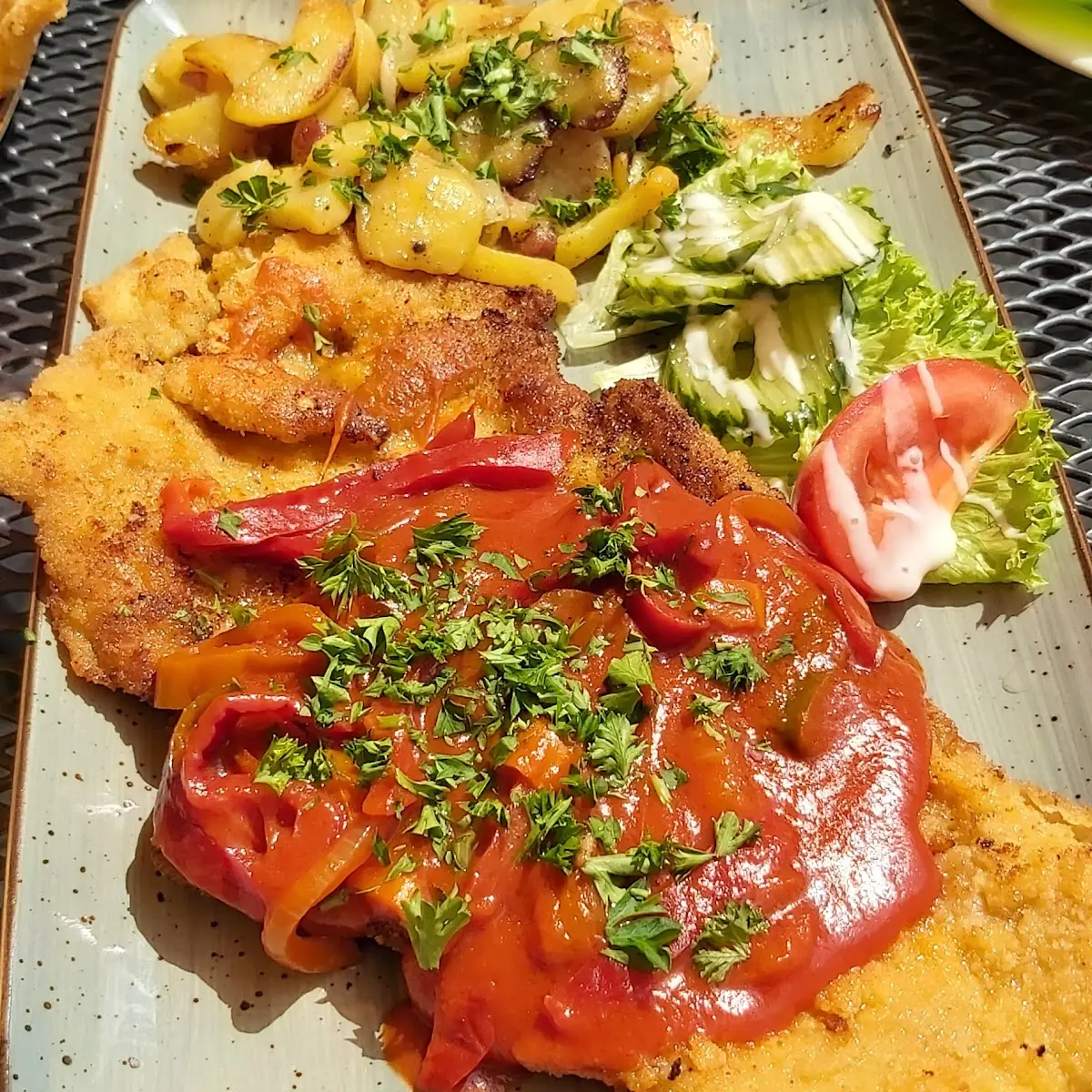 Schnitzel Mit Letscho