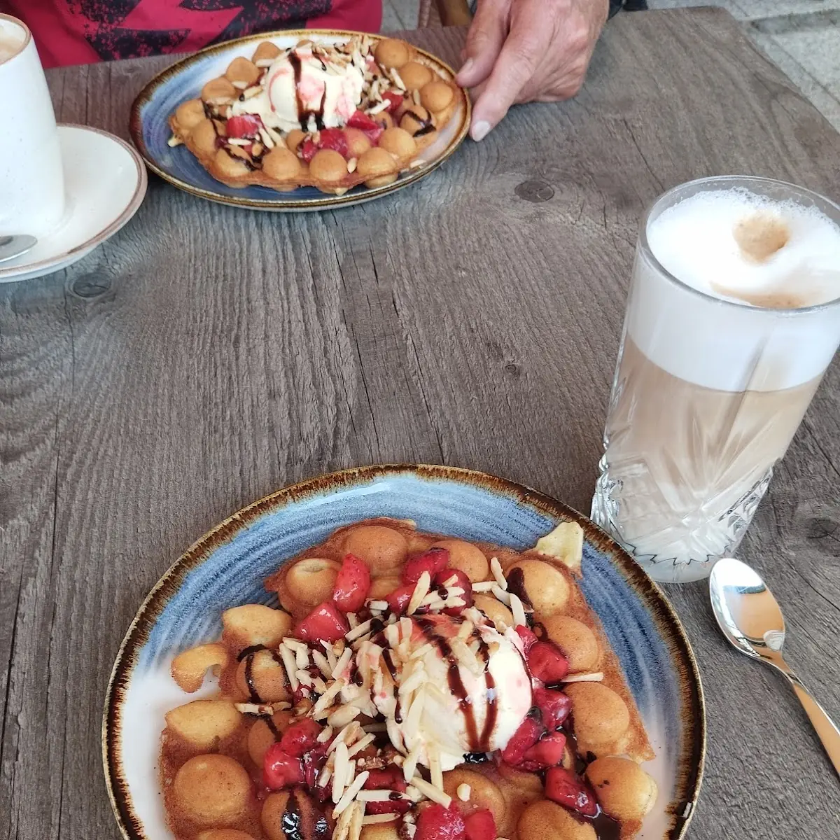 Waffeln Mit Eis