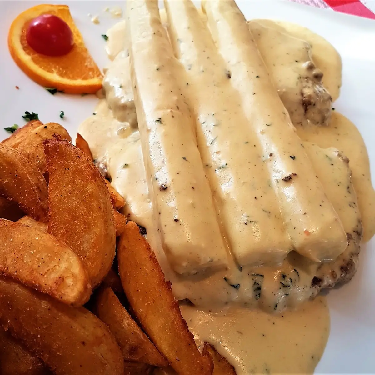 Spargelschnitzel