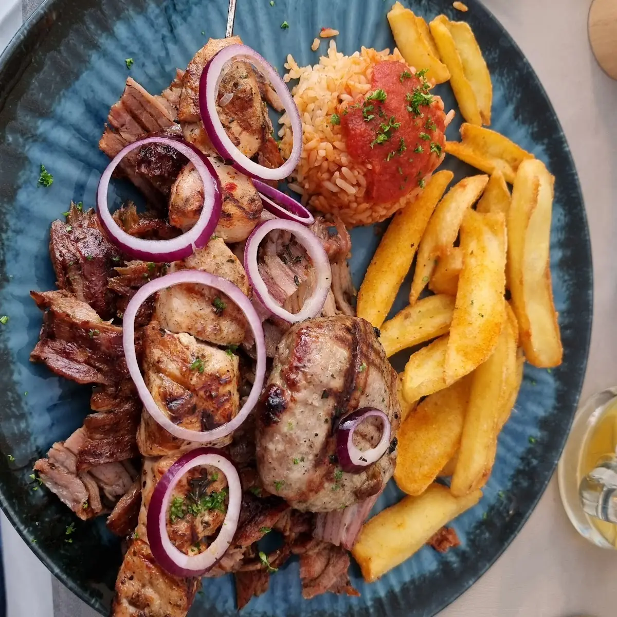 Grillteller, Restaurant SANTORINI