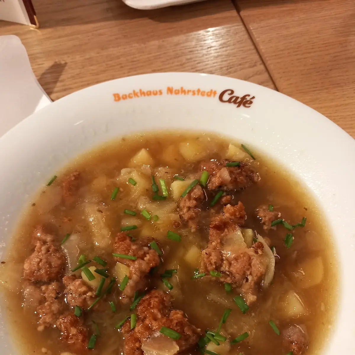 Hackfleisch Suppe